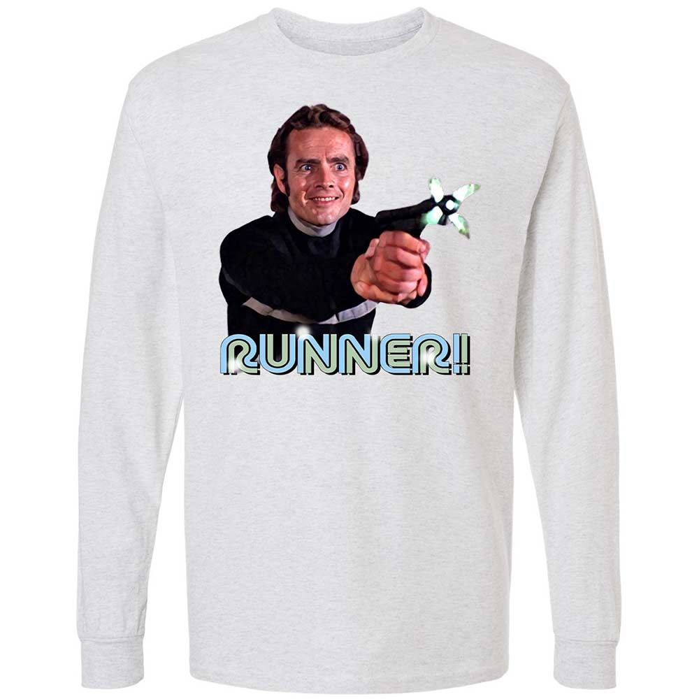 Long Sleeve T-Shirt - M3EV1N56 - Ash - 14