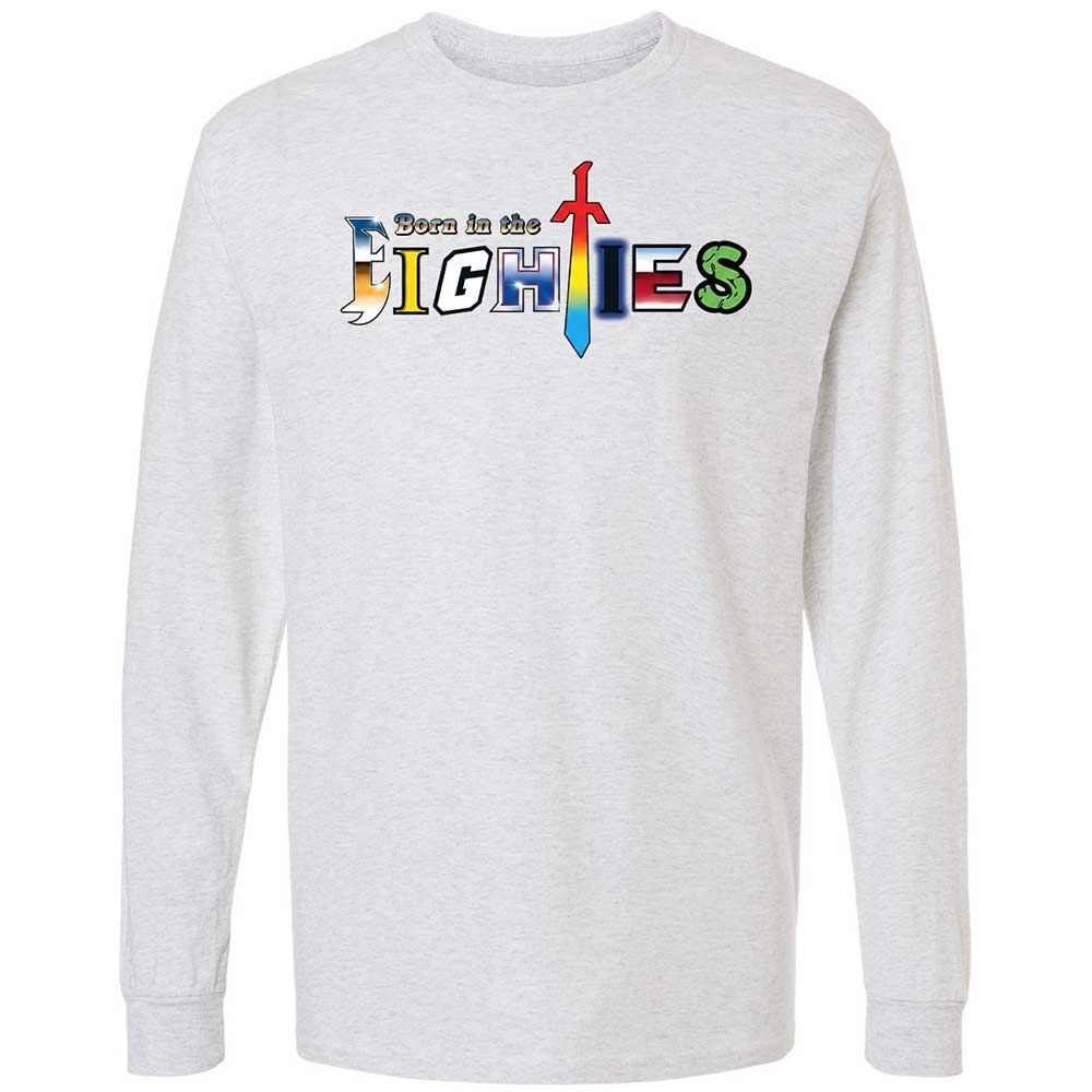 Long Sleeve T-Shirt - V5GVQ1T3 - Ash - 14