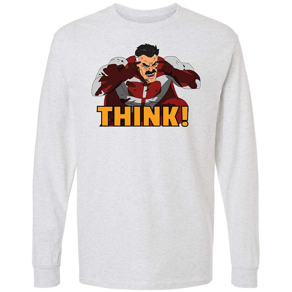 Long Sleeve T-Shirt - LC6DDVZ9 - Ash - 14