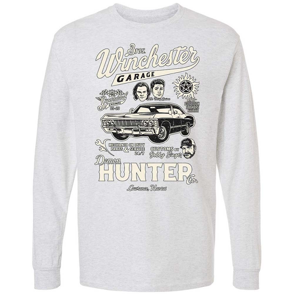 Long Sleeve T-Shirt - KMKAY9SL - Ash - 14