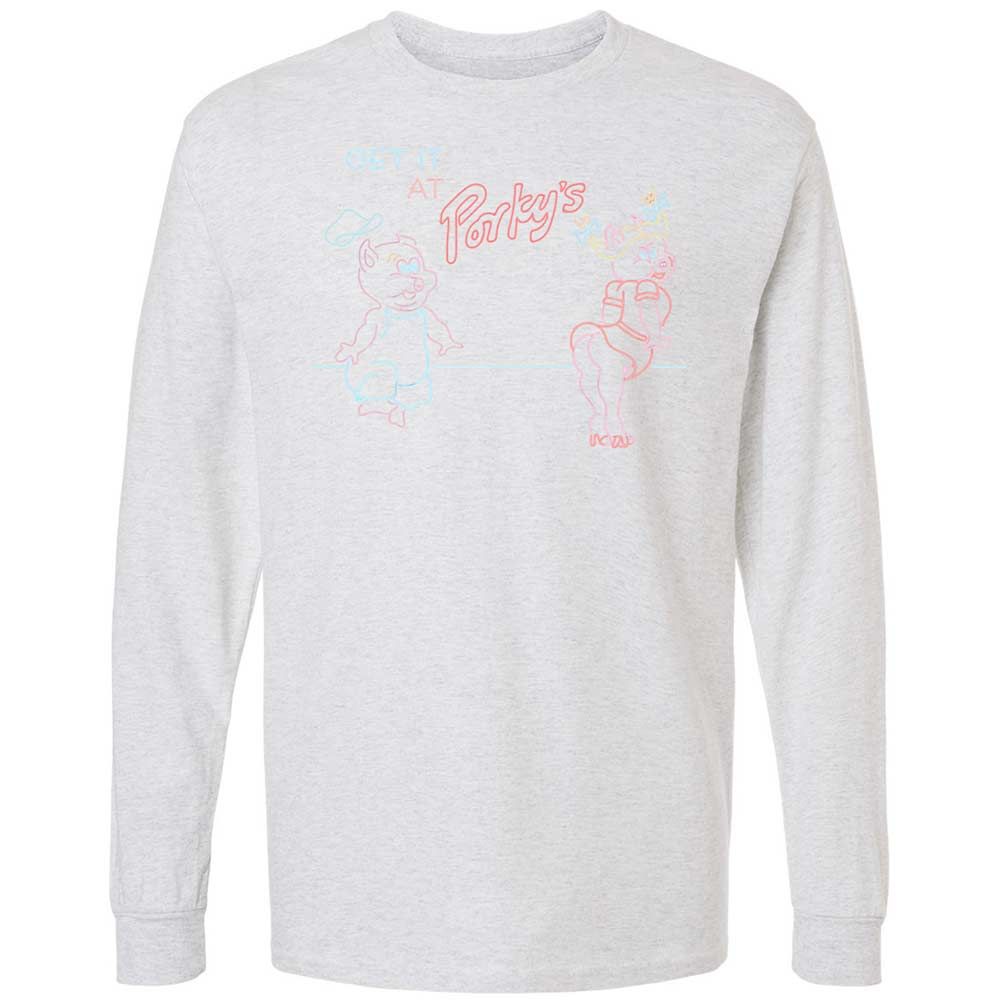 Long Sleeve T-Shirt - D5ZYC1RV - Ash - 14