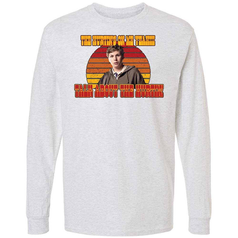 Long Sleeve T-Shirt - JWN83XKJ - Ash - 14