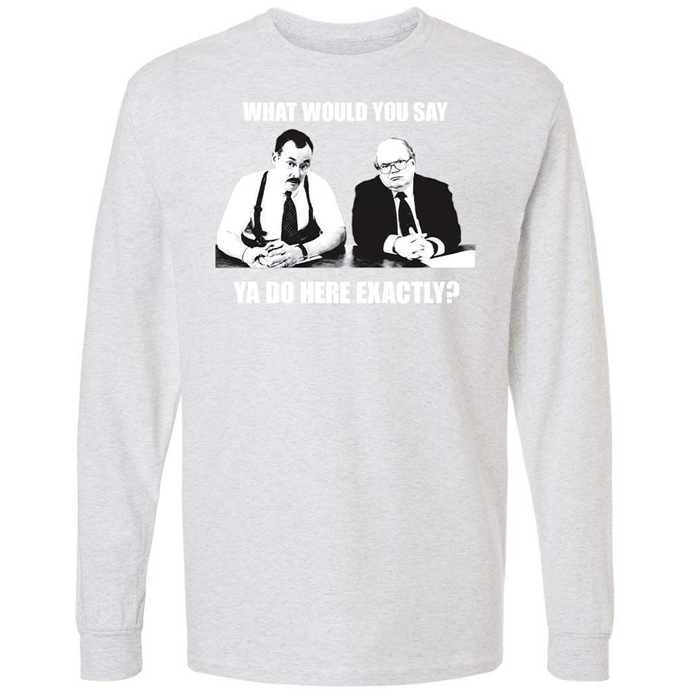 Long Sleeve T-Shirt - RLVL3X9J - Ash - 14