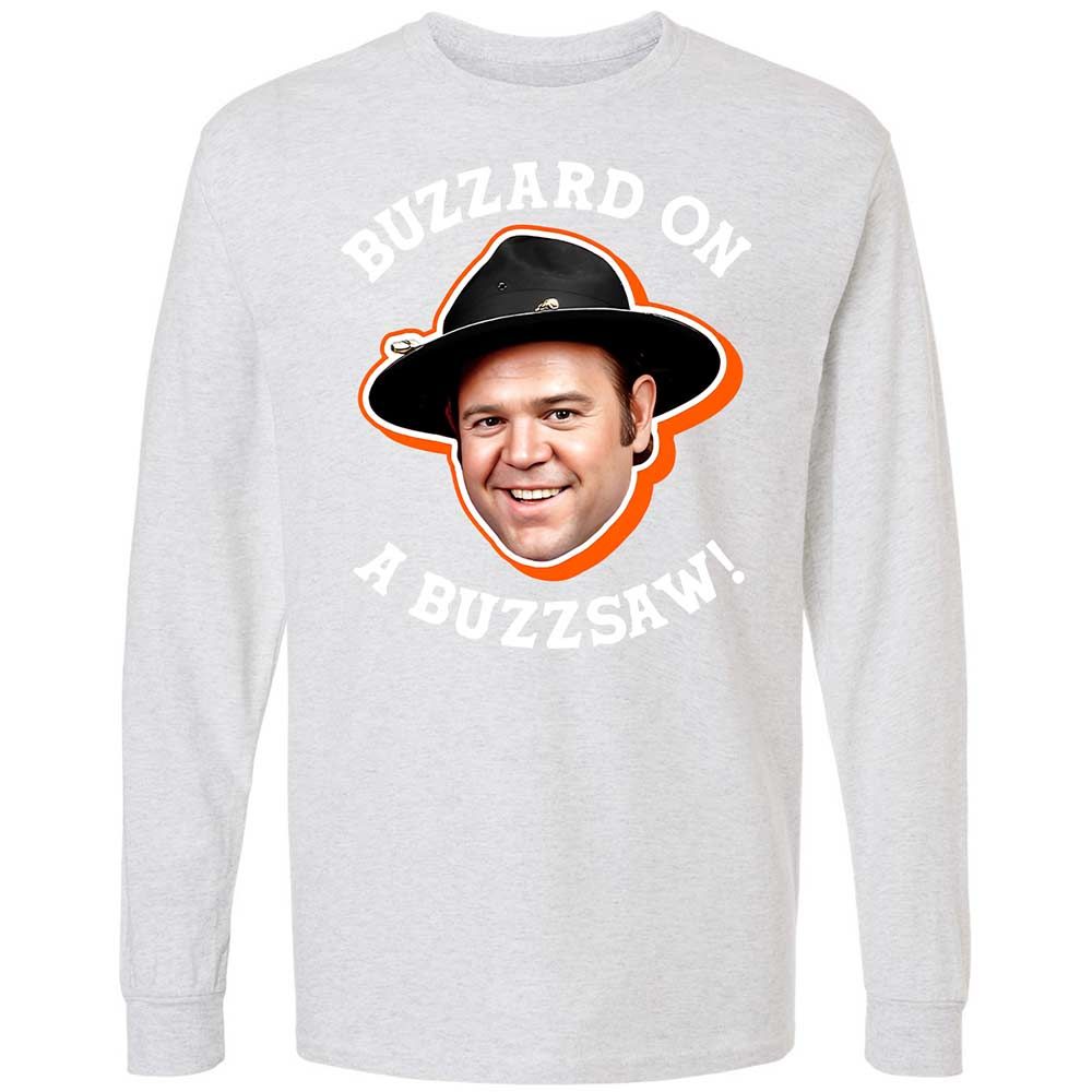 Long Sleeve T-Shirt - AJB55MPA - Ash - 14