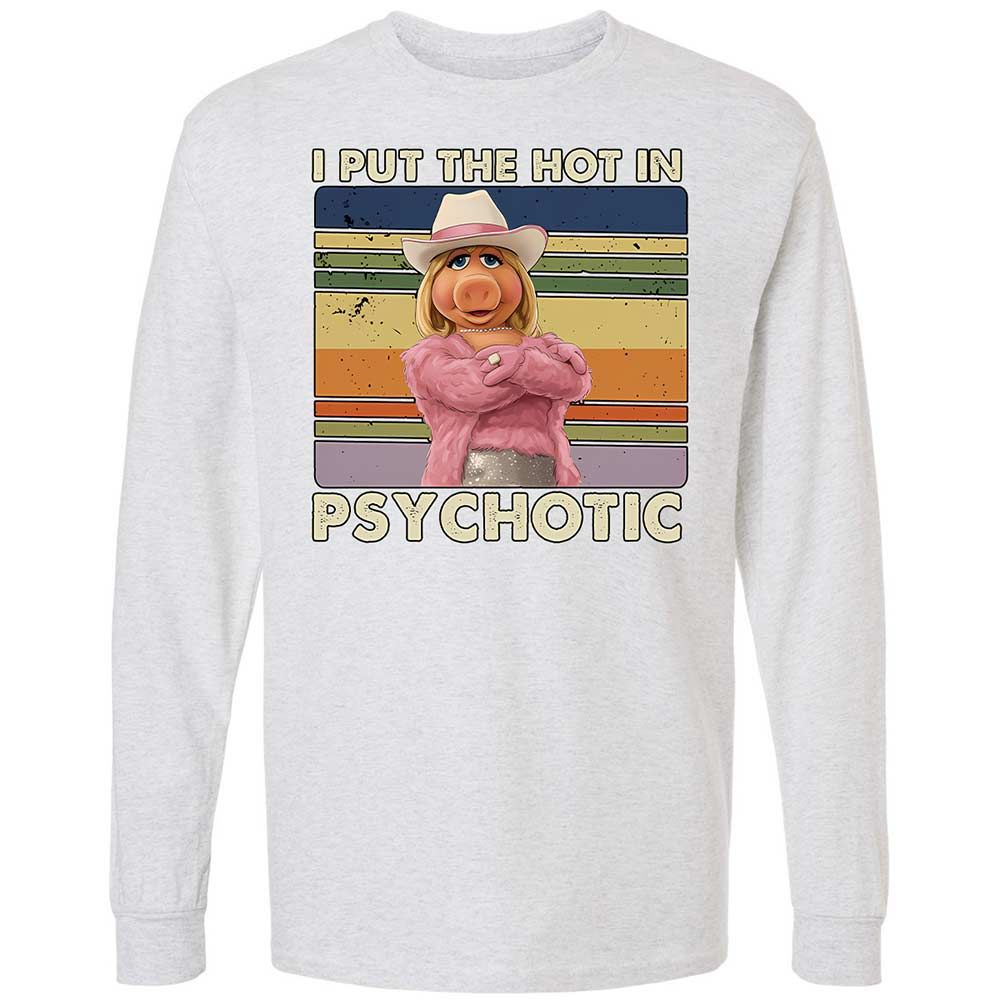 Long Sleeve T-Shirt - T468ZKCZ - Ash - 14