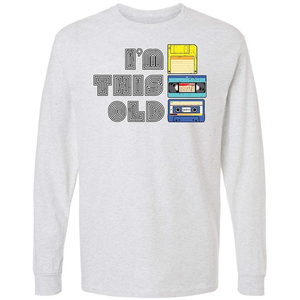 Long Sleeve T-Shirt - Black - Ash - 14