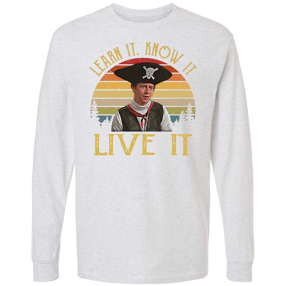 Long Sleeve T-Shirt - T97UEYCD - Ash - 14