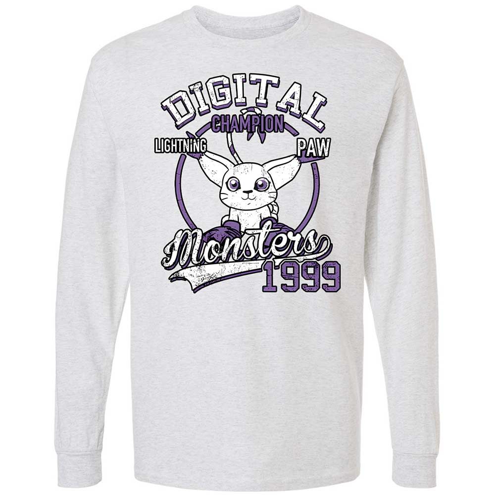 Long Sleeve T-Shirt - 92VNUVRN - Ash - 14