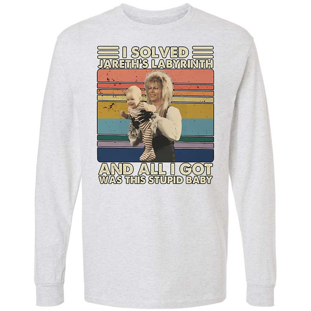 Long Sleeve T-Shirt - YCR4CQA4 - Ash - 14