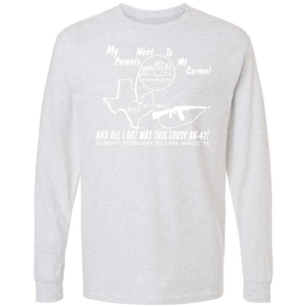 Long Sleeve T-Shirt - ZVXC6RHC - Ash - 14