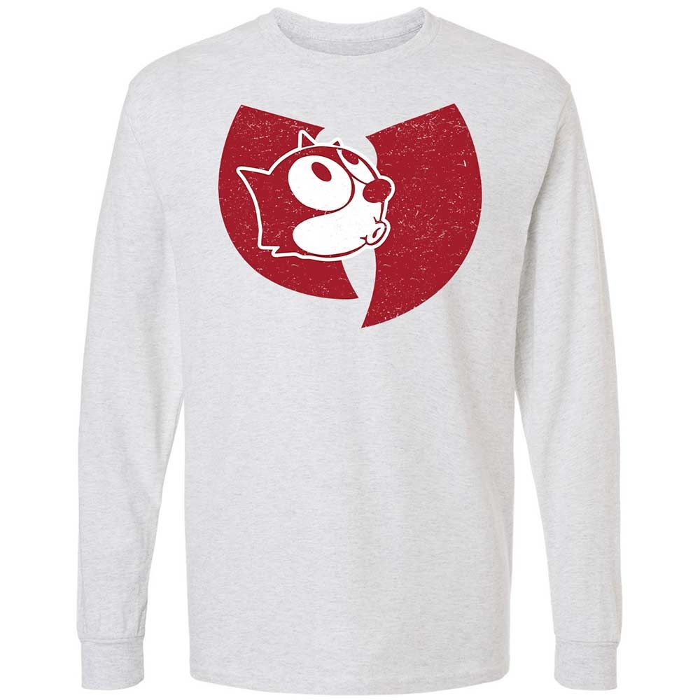 Long Sleeve T-Shirt - YFQ2M85F - Ash - 14