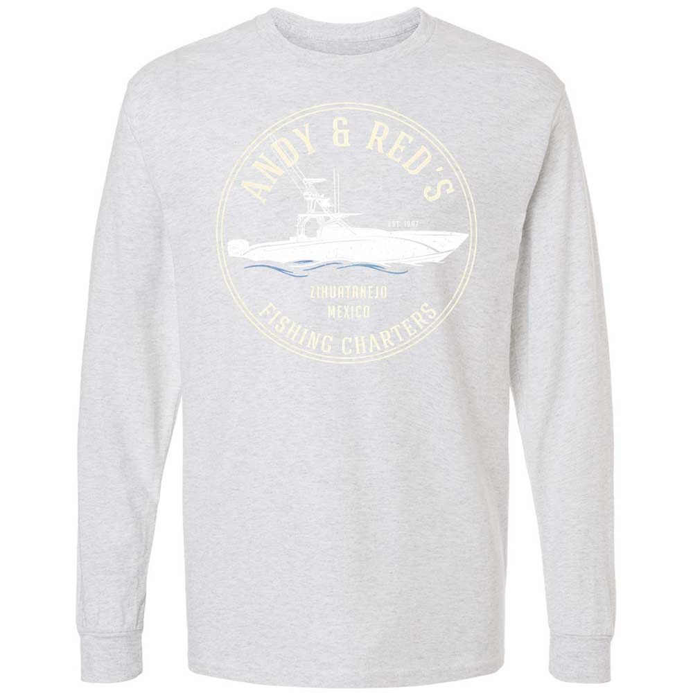 Long Sleeve T-Shirt - E1HF4GDP - Ash - 14