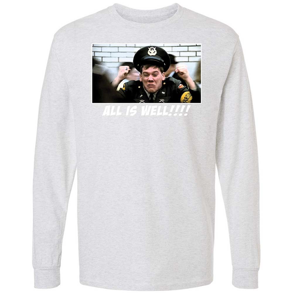Long Sleeve T-Shirt - 78JN4PUK - Ash - 14
