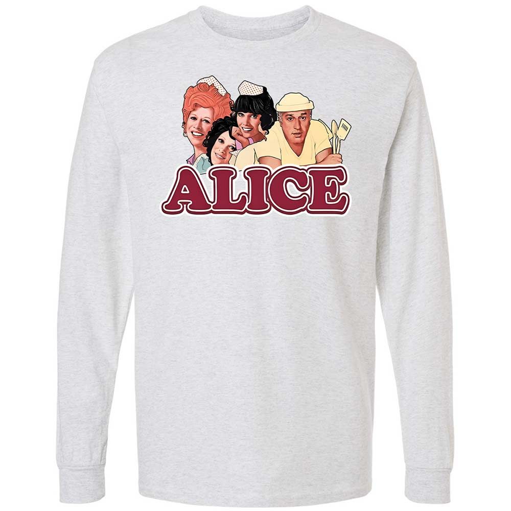 Long Sleeve T-Shirt - 7D5FVNQW - Ash - 14