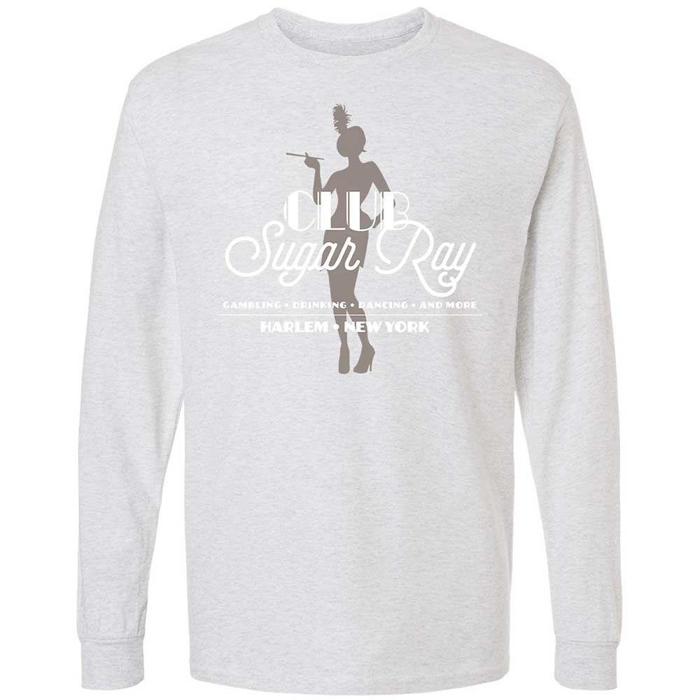 Long Sleeve T-Shirt - EZ6BQSS8 - Ash - 14