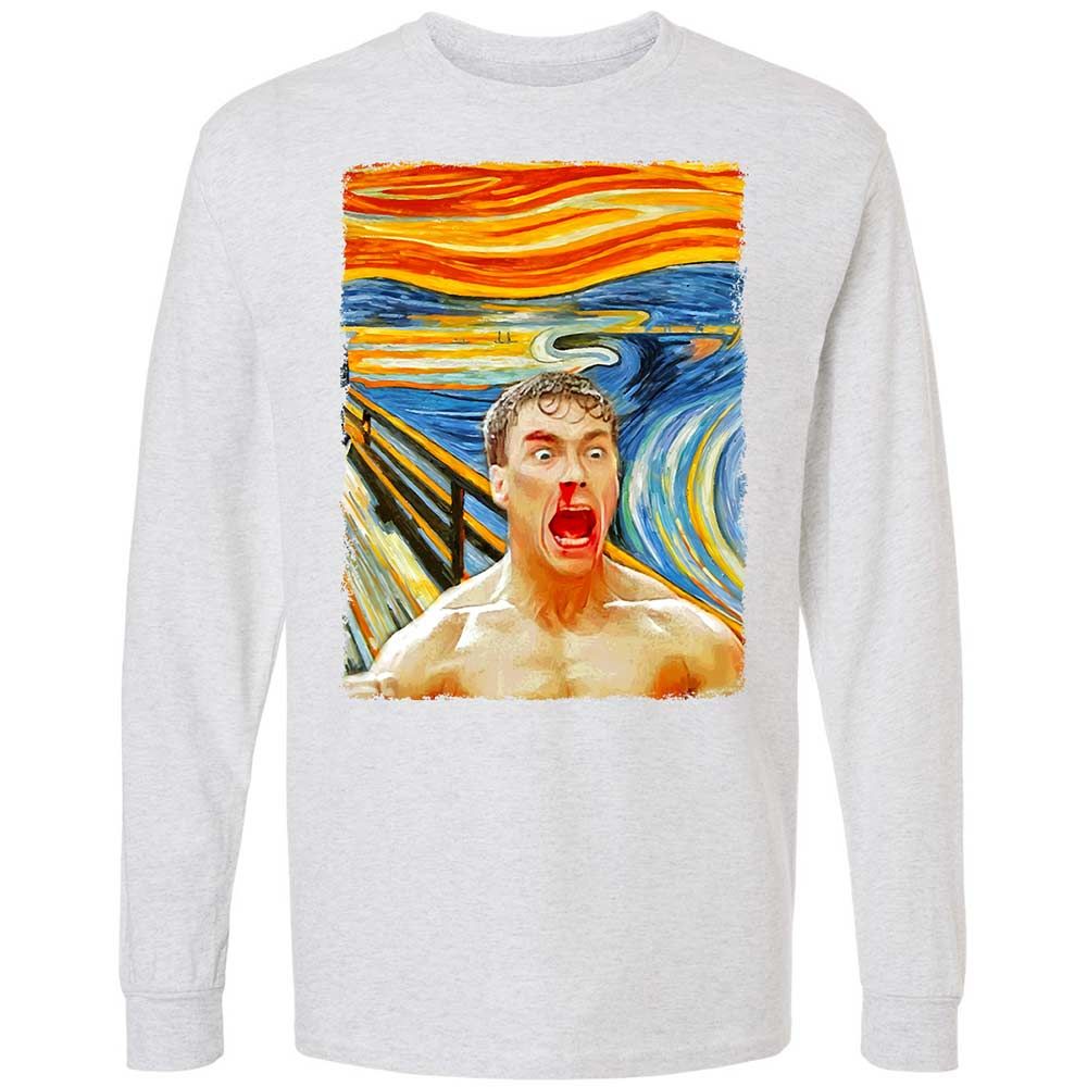Long Sleeve T-Shirt - 6UE4ZX51 - Ash - 14