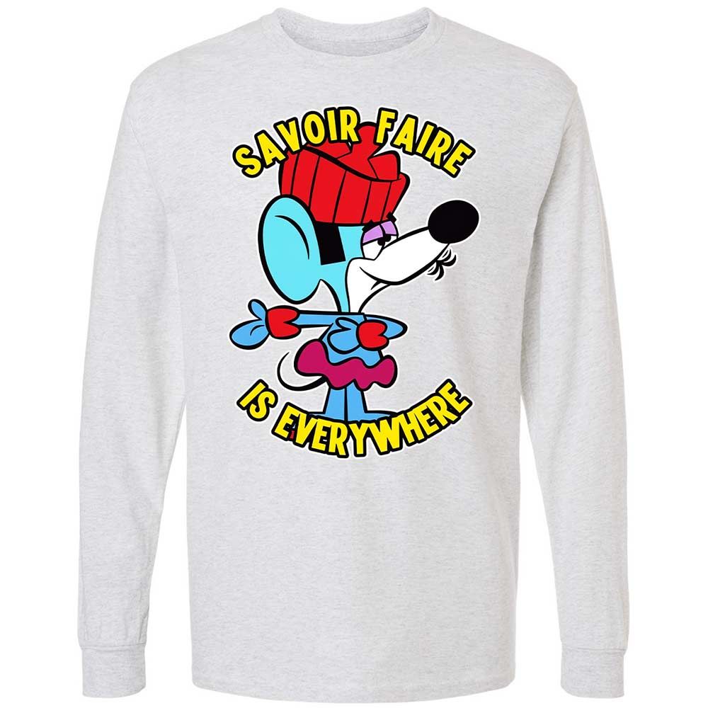 Long Sleeve T-Shirt - PRU1SJ6K - Ash - 14