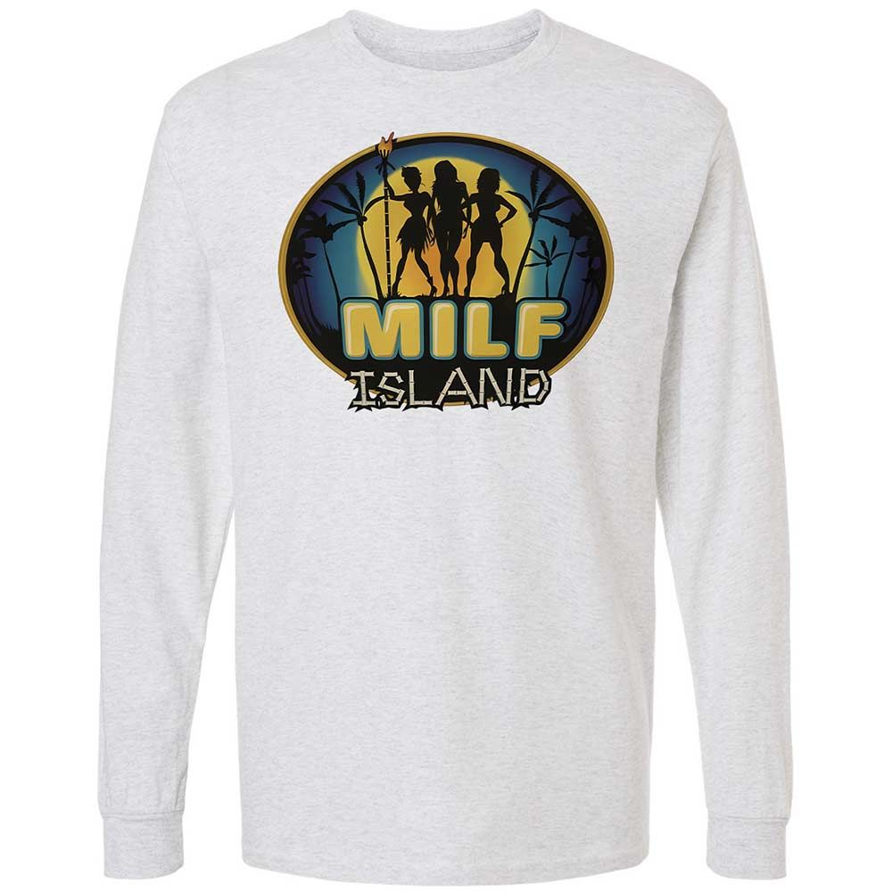 Long Sleeve T-Shirt - 13QCSXVT - Ash - 14