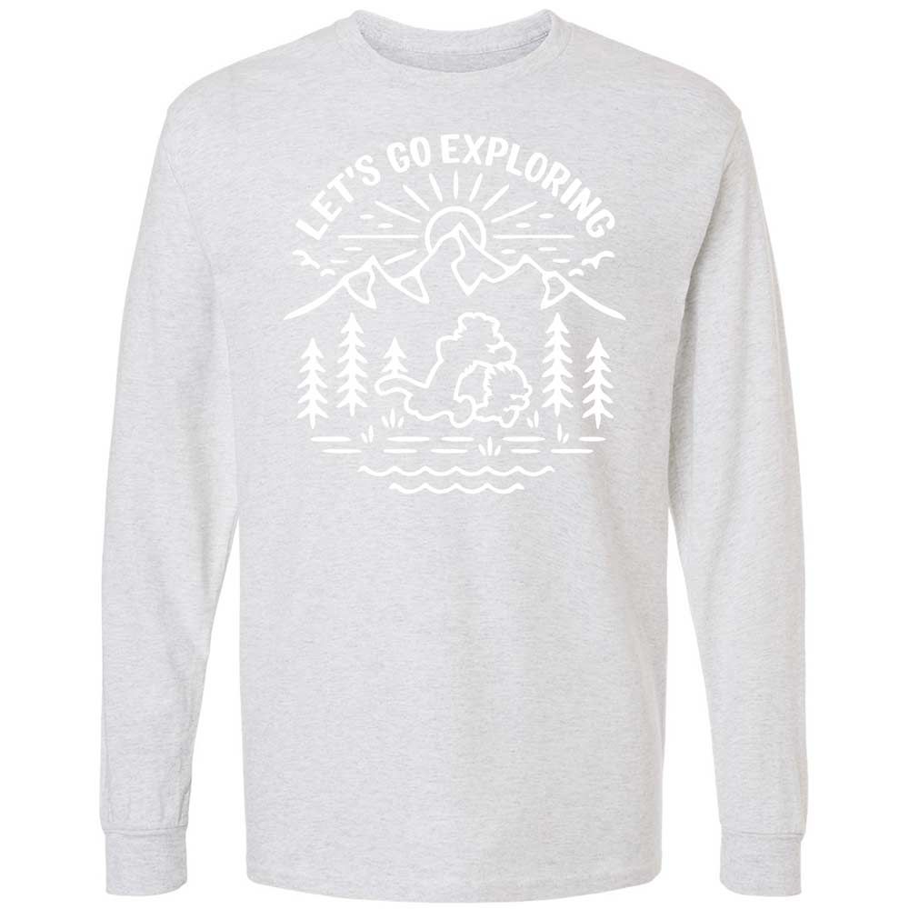 Long Sleeve T-Shirt - GAJEBL5Z - Ash - 14