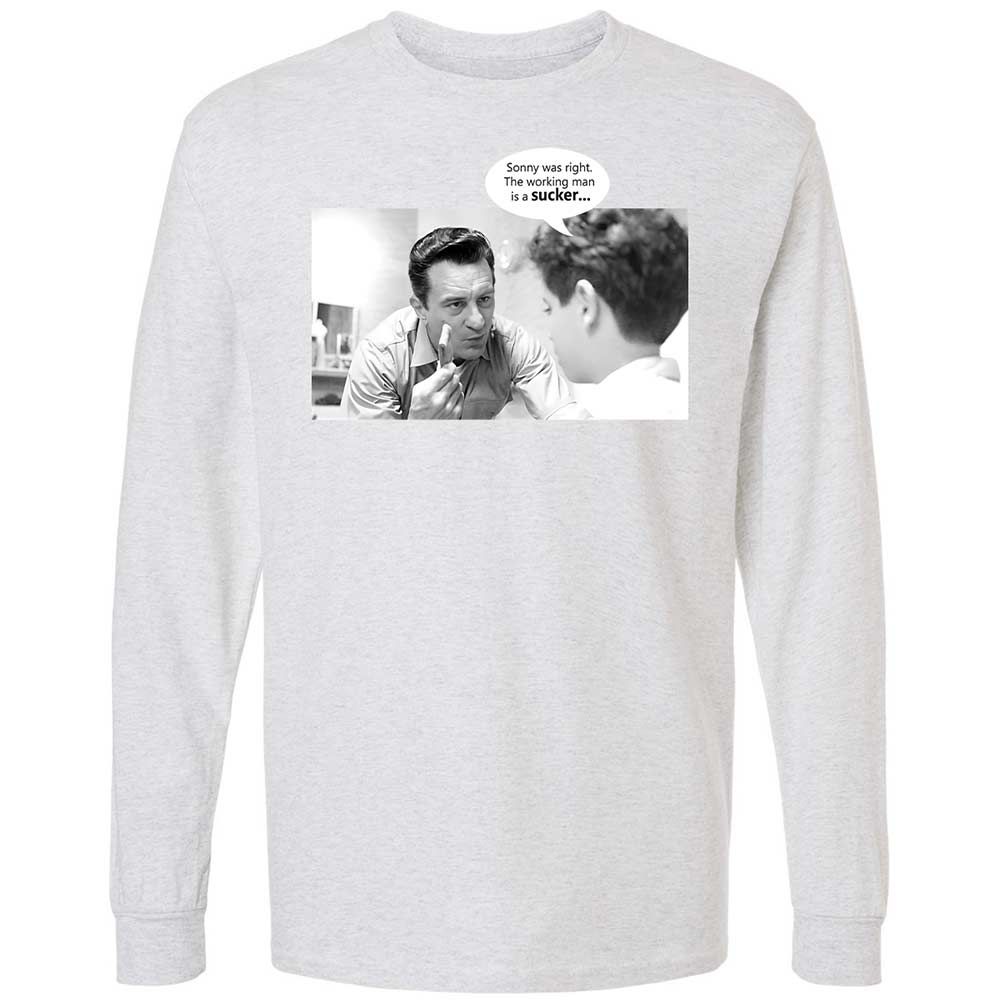 Long Sleeve T-Shirt - YGGLE5KP - Ash - 14