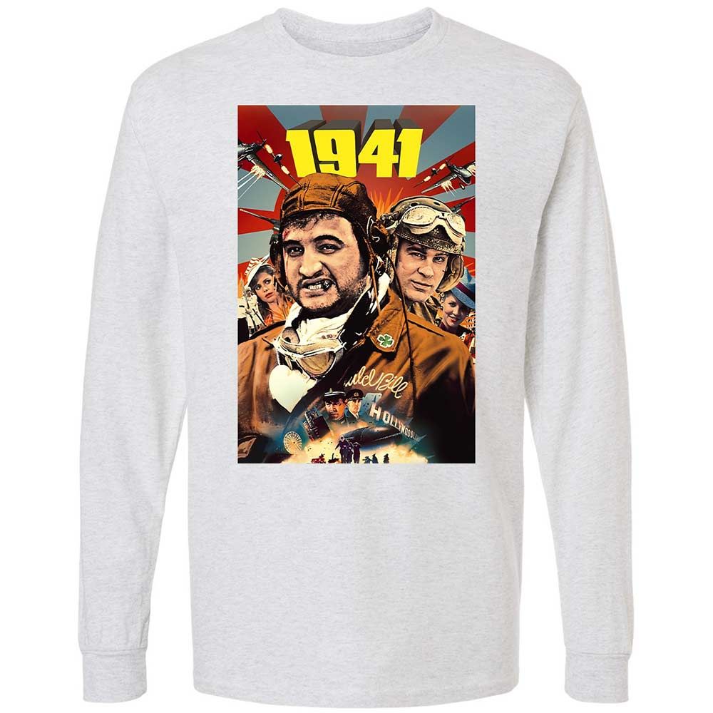 Long Sleeve T-Shirt - 43RG5DF9 - Ash - 14
