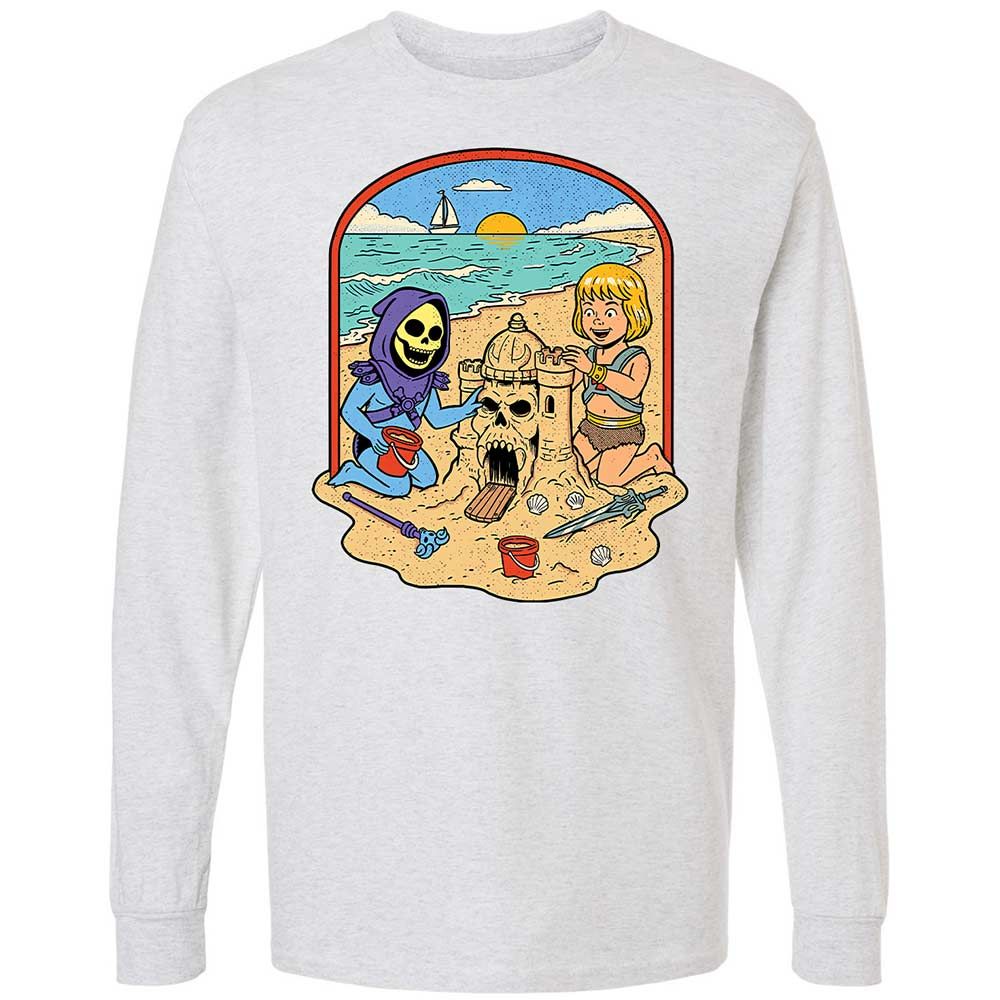 Long Sleeve T-Shirt - V6DV82KF - Ash - 14