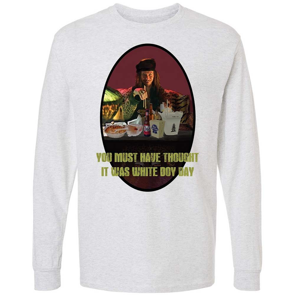Long Sleeve T-Shirt - 7ZVUAPQF - Ash - 14