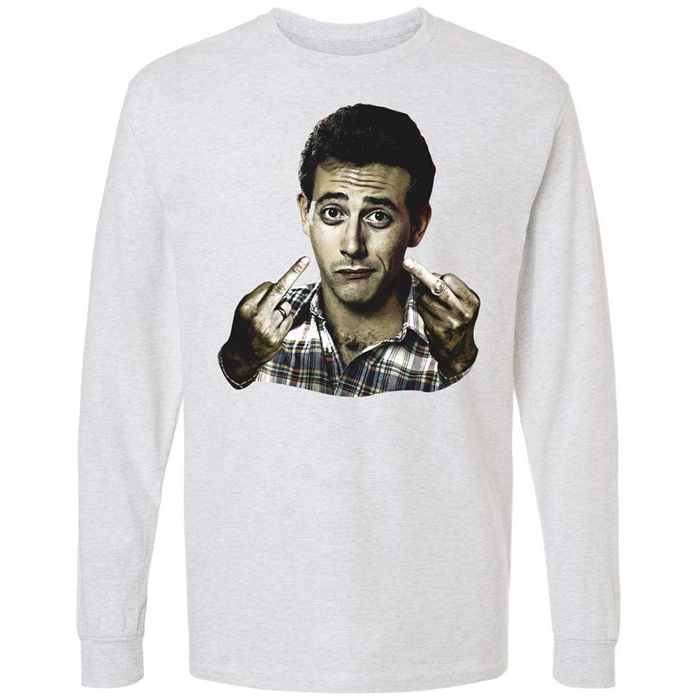 Long Sleeve T-Shirt - ZQ6MR34J - Ash - 14