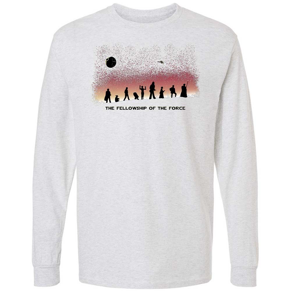 Long Sleeve T-Shirt - 6K9DGZUE - Ash - 14