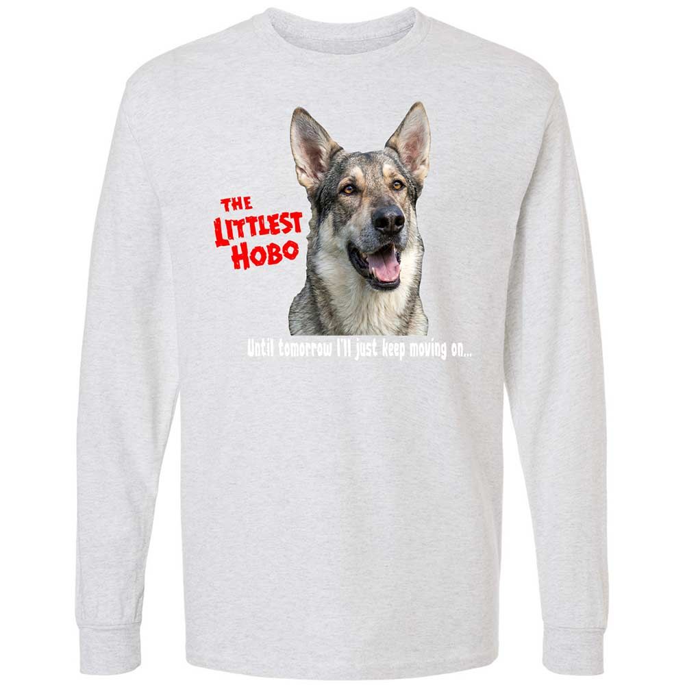 Long Sleeve T-Shirt - HJWBSS6U - Ash - 14