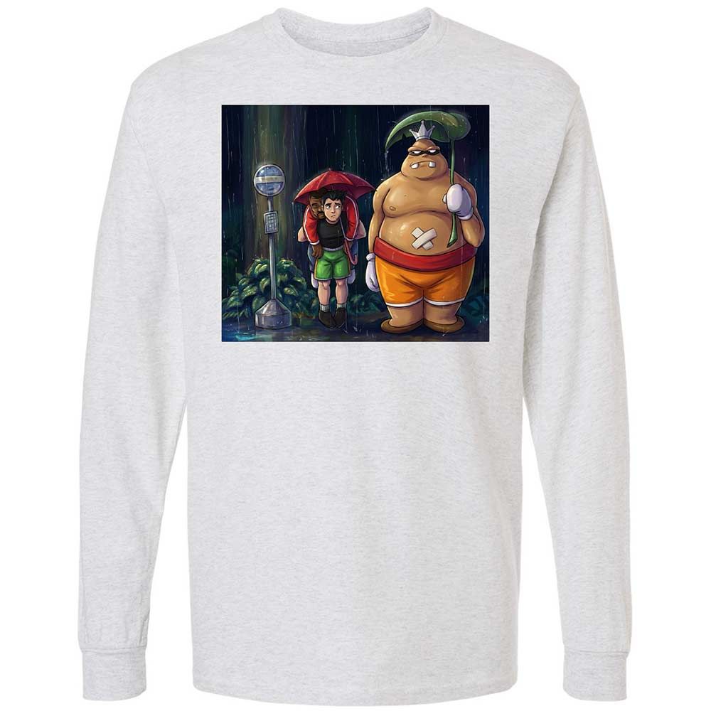 Long Sleeve T-Shirt - XZQPWA6K - Ash - 14