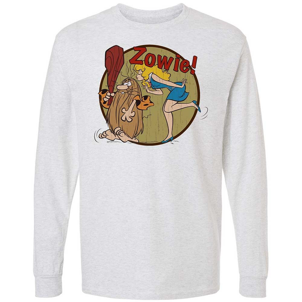 Long Sleeve T-Shirt - HLDUWZ9P - Ash - 14