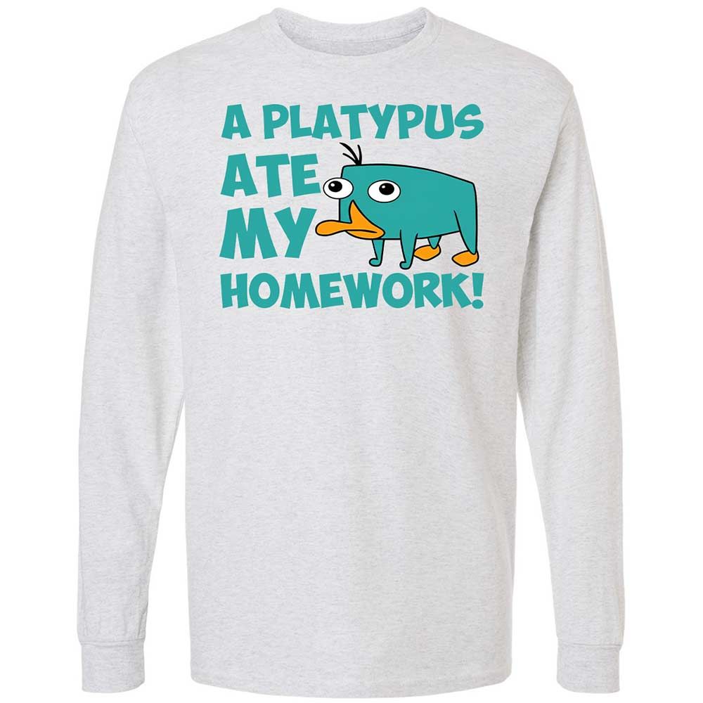 Long Sleeve T-Shirt - 6LXPWY7V - Ash - 14