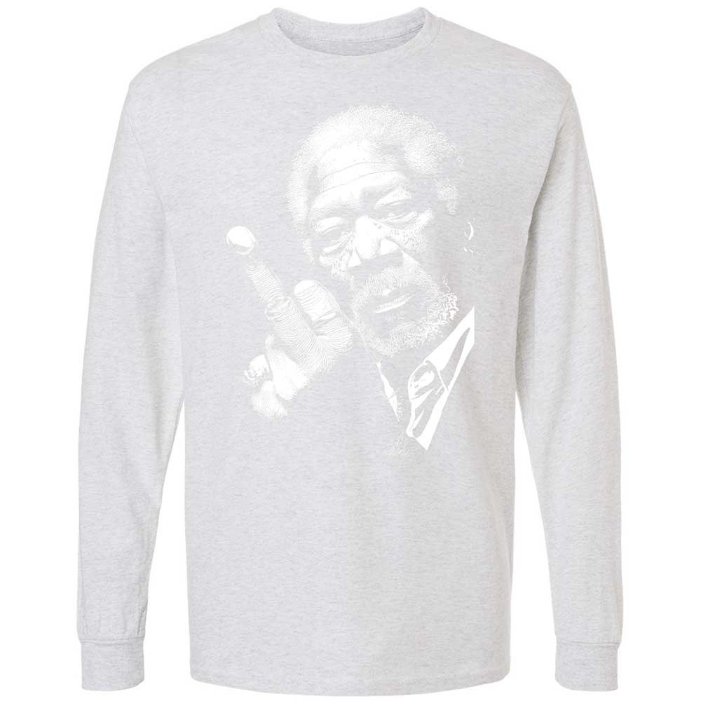 Morgan Freeman middle finger - Ash - 14