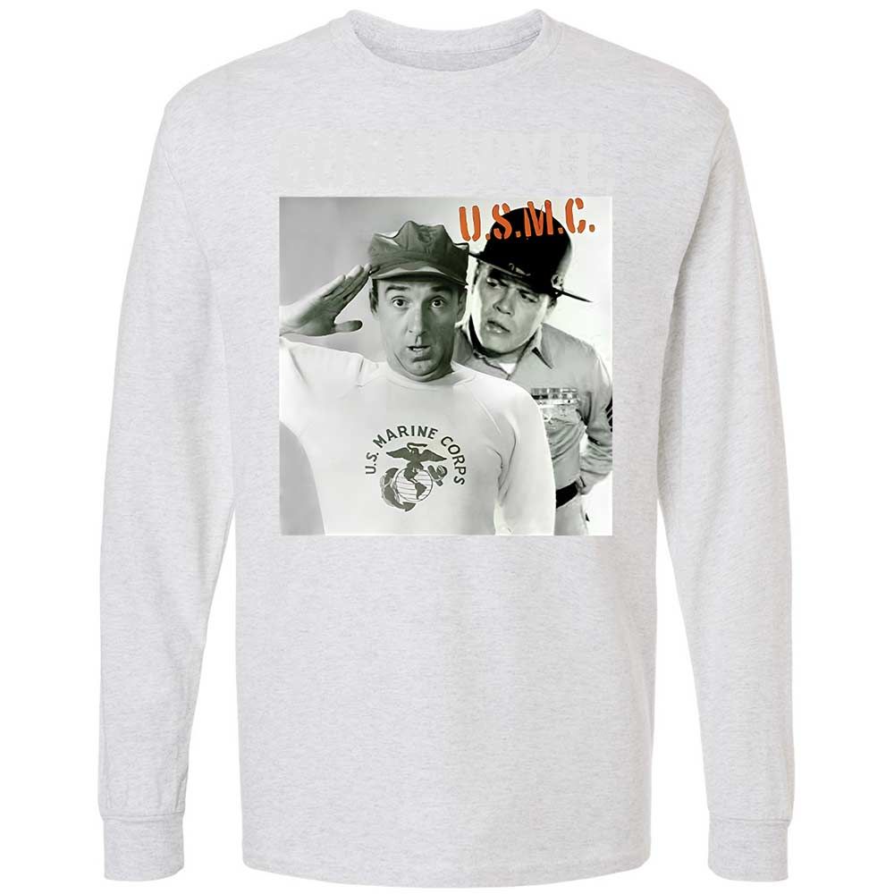 Long Sleeve T-Shirt - 9K9QBV7X - Ash - 14