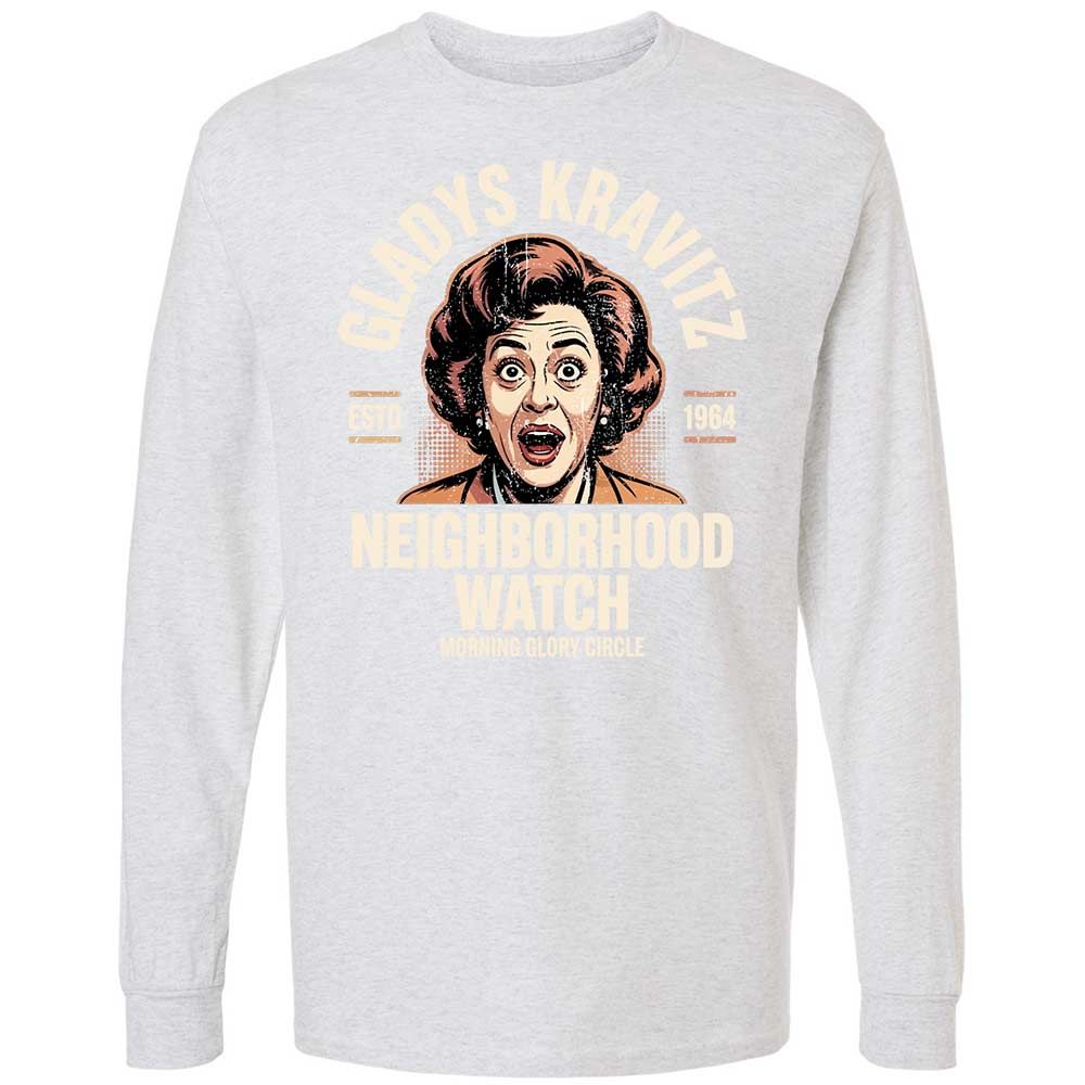 Long Sleeve T-Shirt - QVQH68N3 - Ash - 14
