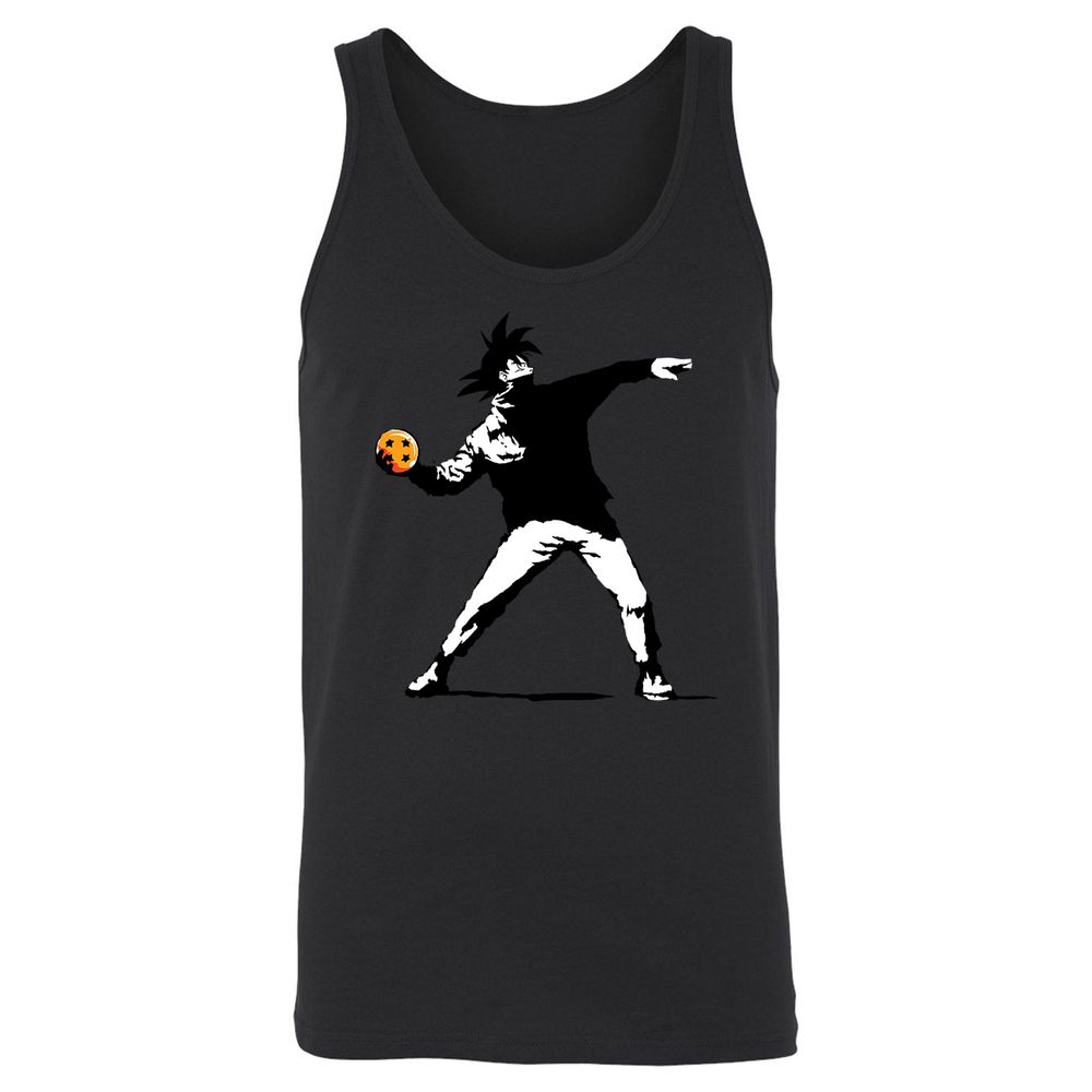 Unisex Jersey Tank - ETCPXRZL - Black - 14