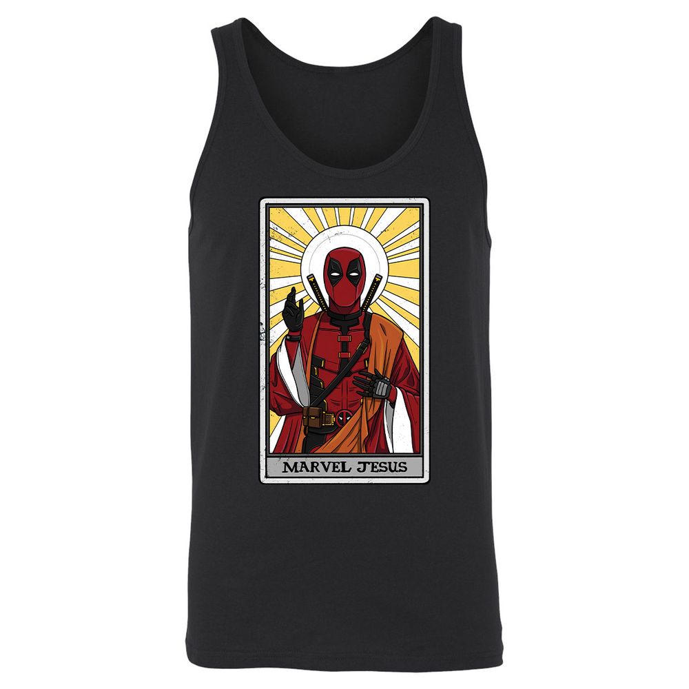 Unisex Jersey Tank - G8XW5LZY - Black - 14