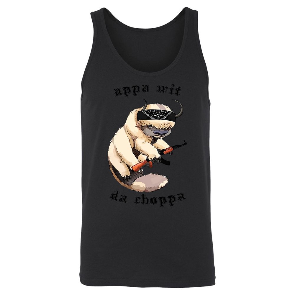 Unisex Jersey Tank - SPEAN5E8 - Black - 14