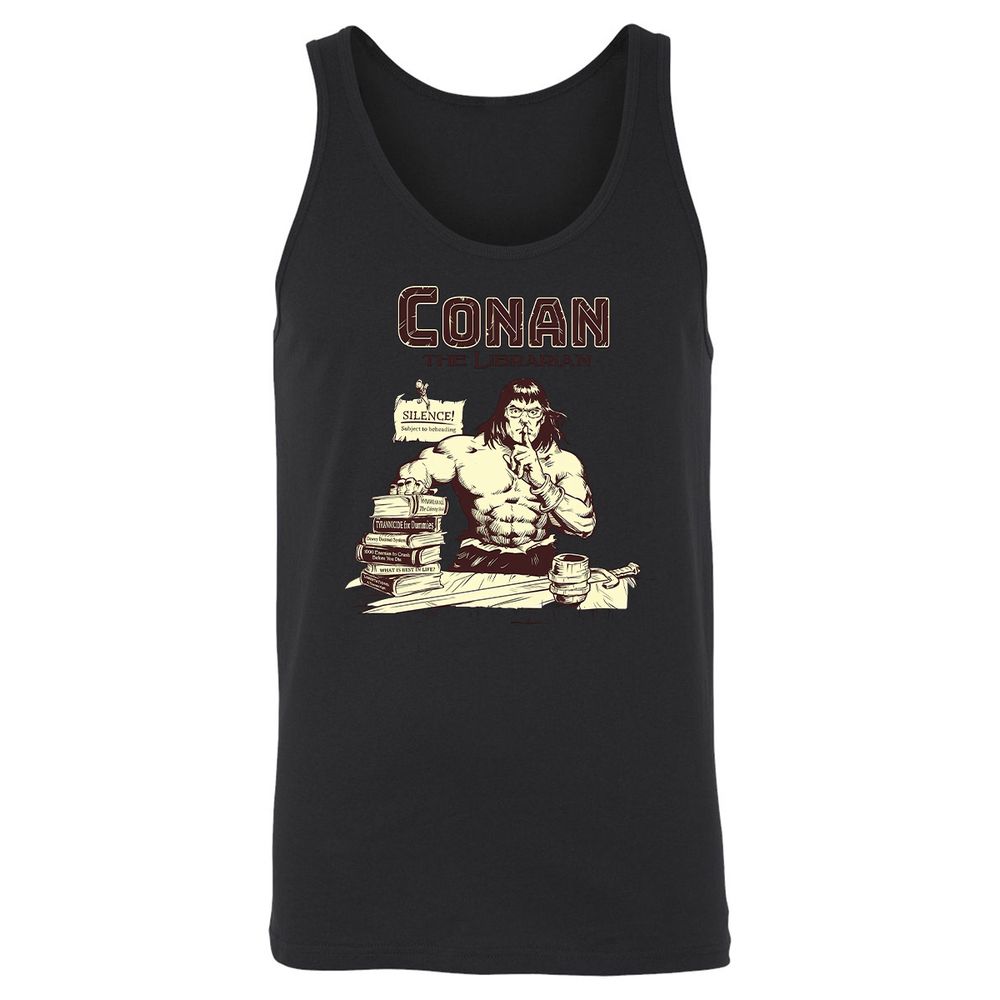 Unisex Jersey Tank - A61D9G3K - Black - 14