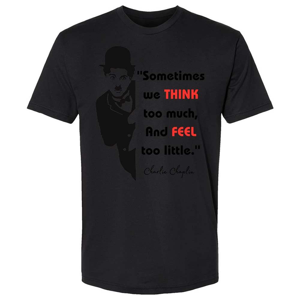 Sometimes we think too much - Black - 14