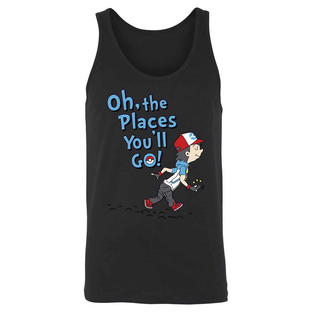 Unisex Jersey Tank - QJAWK1KG - Black - 14