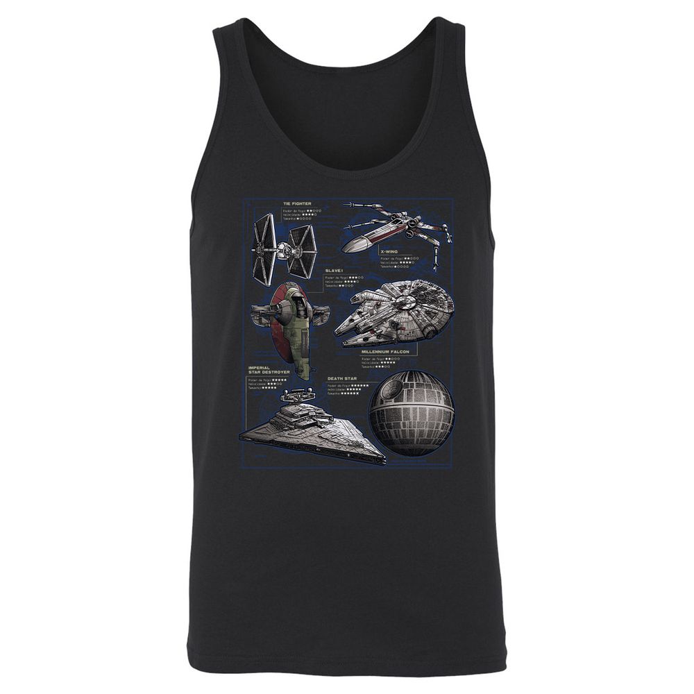 Unisex Jersey Tank - 18MW4JUB - Black - 14