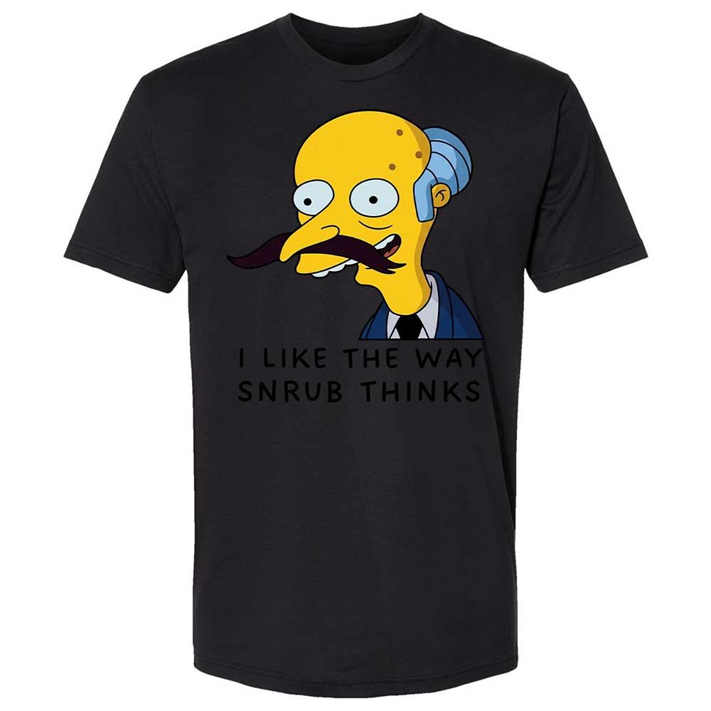 I Like the Way Snrub Thinks - Black - 14