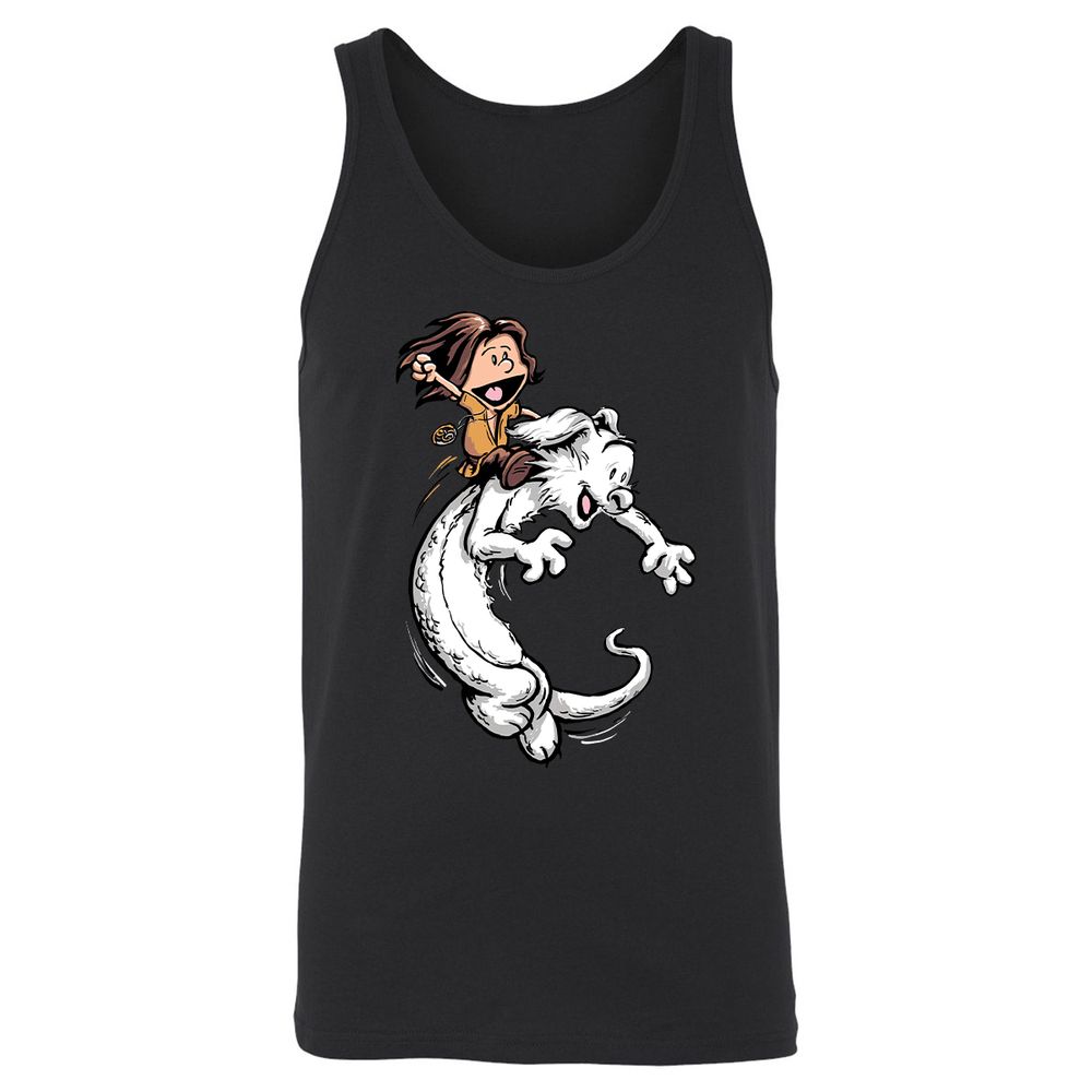 Unisex Jersey Tank - YFDHS6RN - Black - 14