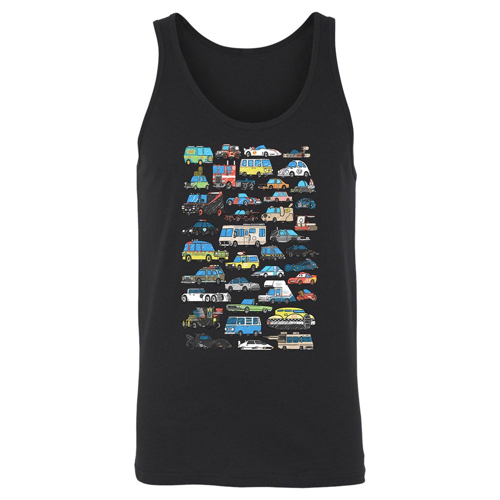 Unisex Jersey Tank - TW2GG8BT - Black - 14