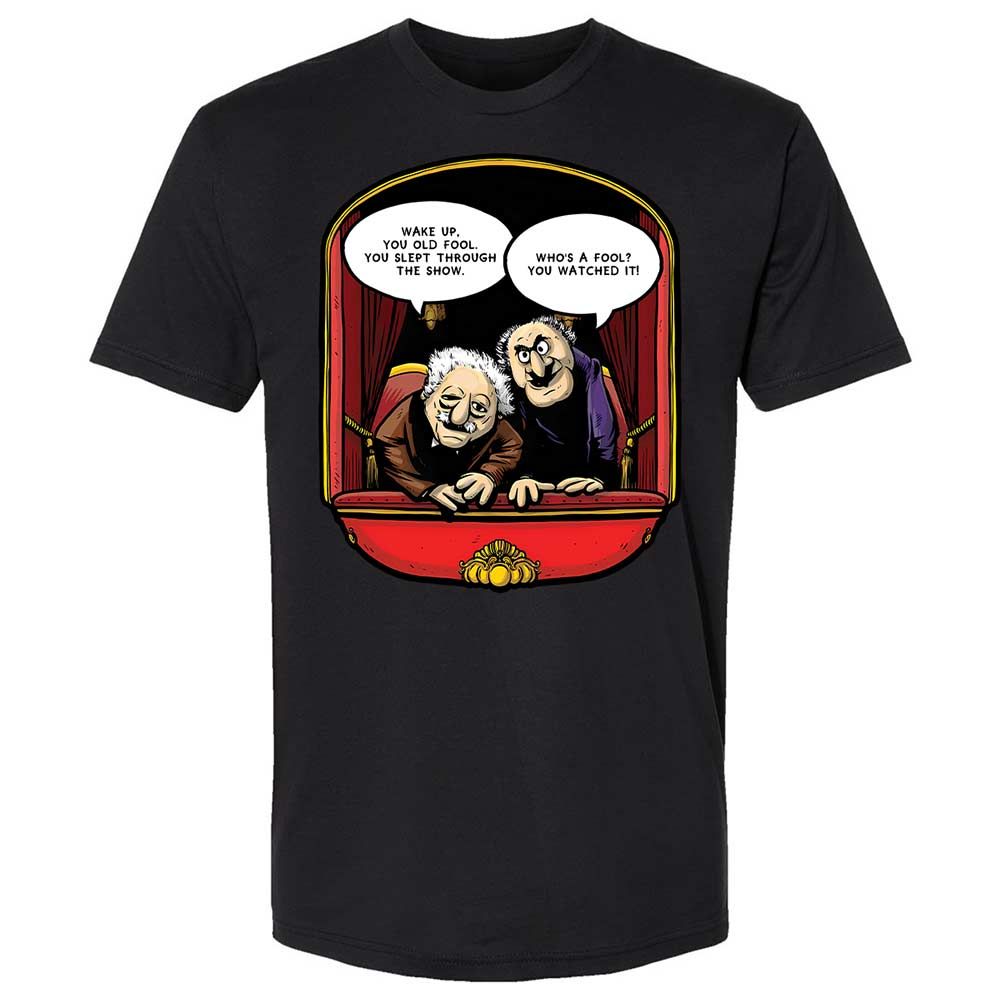 Statler and Waldorf (Wake Up) - Black - 14