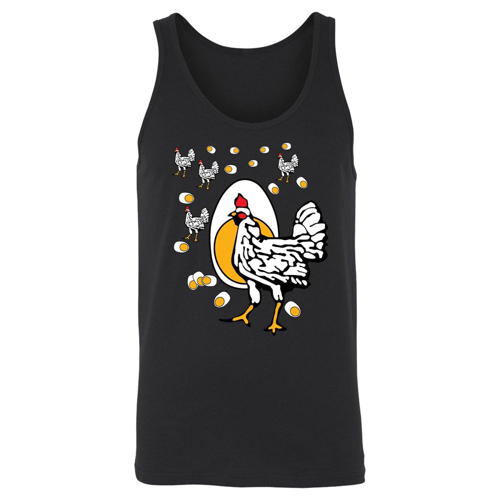Unisex Jersey Tank - ABJSXZLJ - Black - 14