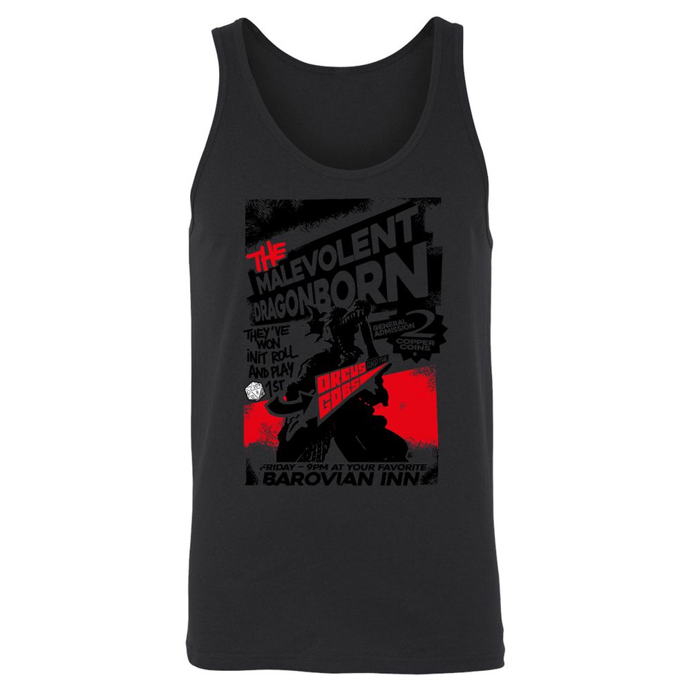 Unisex Jersey Tank - NG3Z82JB - Black - 14