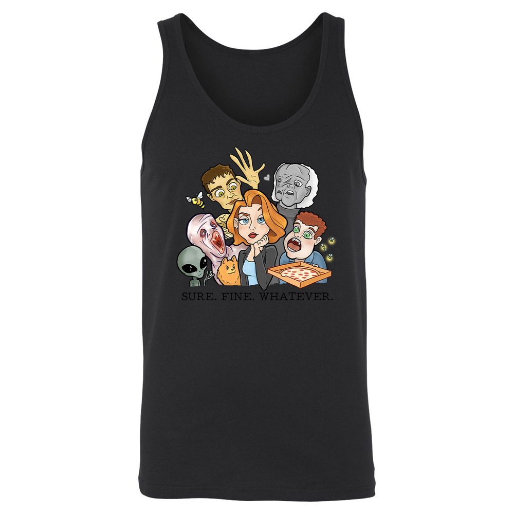 Unisex Jersey Tank - 91FVYHKU - Black - 14